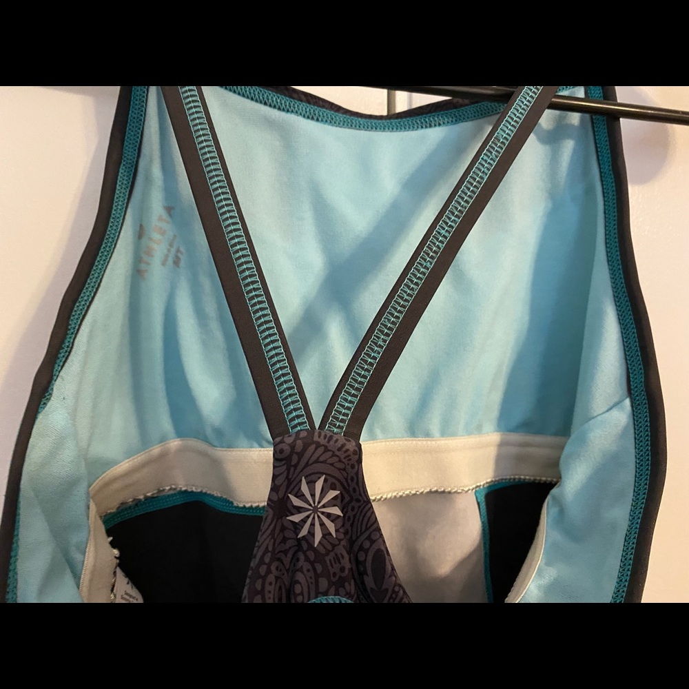 Athleta Grey and Blue Designed Tankini - Picture 4 of 6